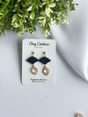 Aurora Fan Drop Earrings | Handmade Polymer Clay Earrings, Lightweight & Hypoallergenic
