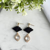 Aurora Fan Drop Earrings | Handmade Polymer Clay Earrings, Lightweight & Hypoallergenic