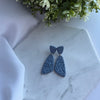 Angela Embossed Drop Polymer Clay Earrings – Lightweight Statement Earrings
